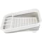 Wakeman Collapsible Dish Rack with Utensil Holder & Tray - BPA-Free Camping Drainer by Wakeman Gray 75-CMP1138 - alternate 2